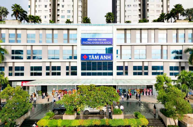 Mặt tiền Phòng khám Đa khoa Tâm Anh Quận 7