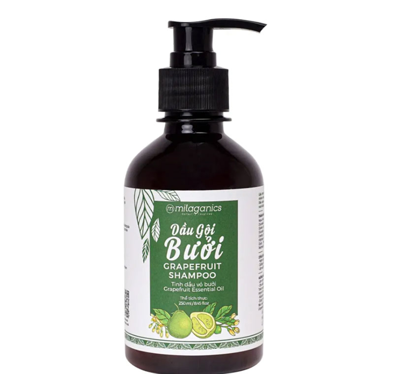 Dầu gội thảo dược Milaganics Grapefruit