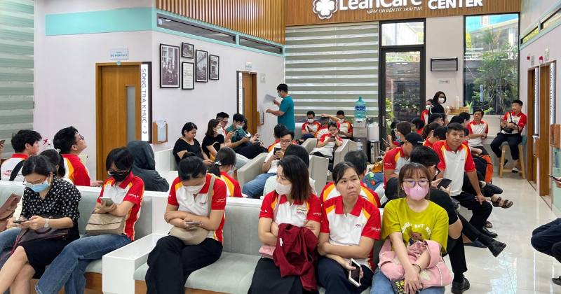 Phòng khám LeanCare trang trị cơ sở vật chất khang trang