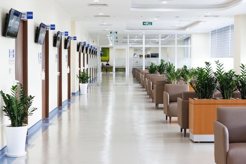 Sảnh chờ của Phòng khám Đa khoa Tâm Anh