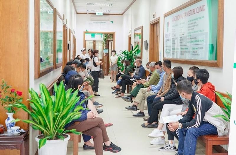 Sảnh chờ tại Phòng khám Đa khoa Vietlife