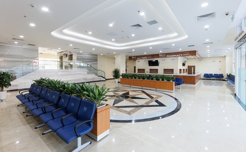 Sảnh đón của Phòng khám Đa khoa Tâm Anh Quận 7