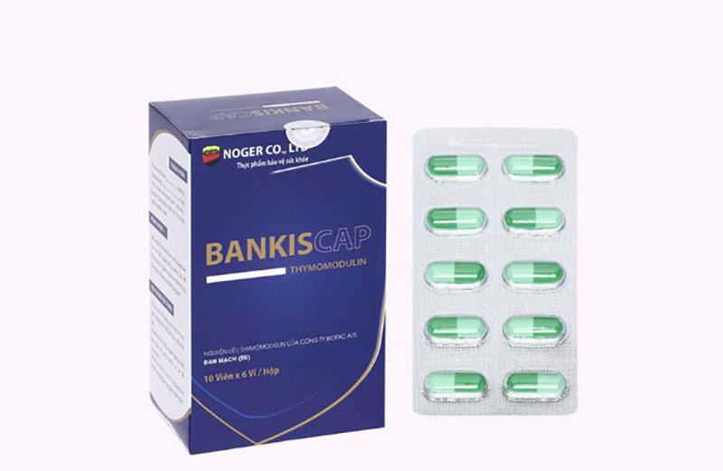 Viên uống trắng da chứa Glutathione BankisCap