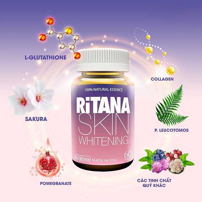 Viên uống trắng da chống nắng từ bên trong RiTANA