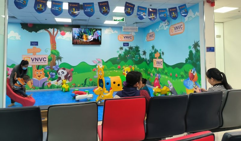 VNVC Trà Vinh có khu vui chơi cho bé