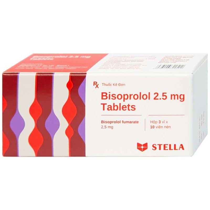 bisoprolol 2.5mg của stella