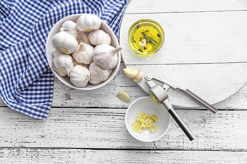 dùng tỏi trị rụng tóc