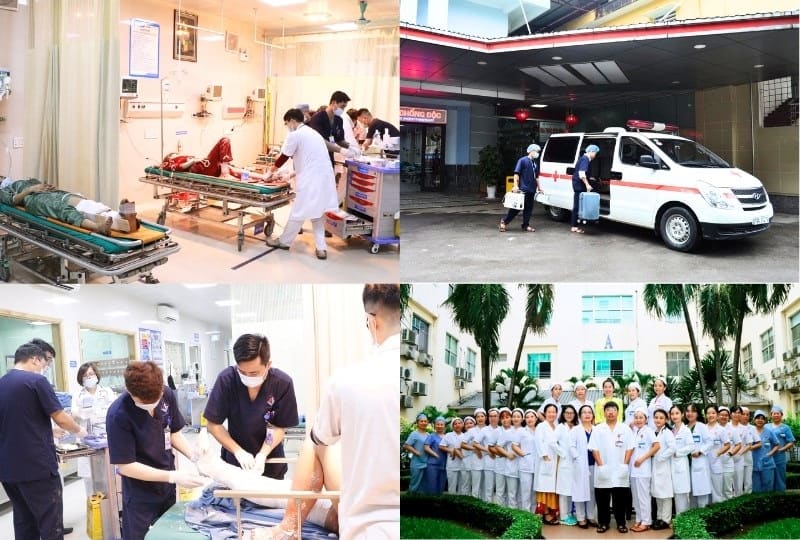 Khoa cấp cứu Bệnh viện Hùng Vương