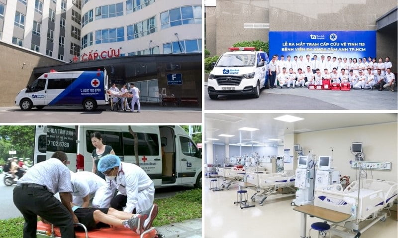 Khoa Cấp cứu của Hệ thống Bệnh viện Đa khoa Tâm Anh tại quận 8