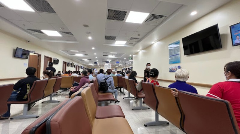Khu vực chờ trước các phòng khám