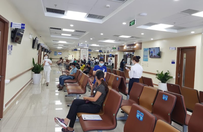khu vực sảnh chờ tại hệ thống bệnh viện đa khoa tâm anh
