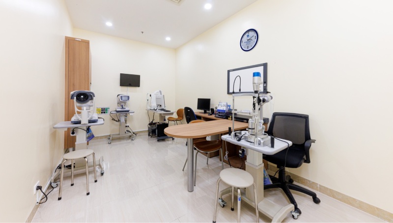 máy móc y tế được trang bị đầy đủ