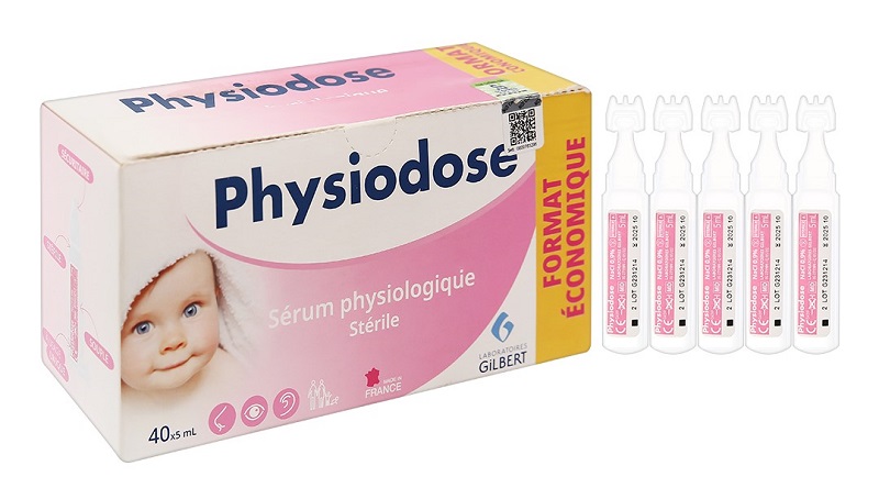 Nước muối nhỏ mắt của Pháp Physiodose