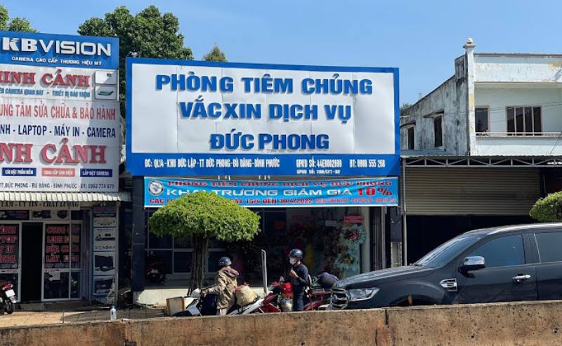 phòng tiêm chủng đức phong