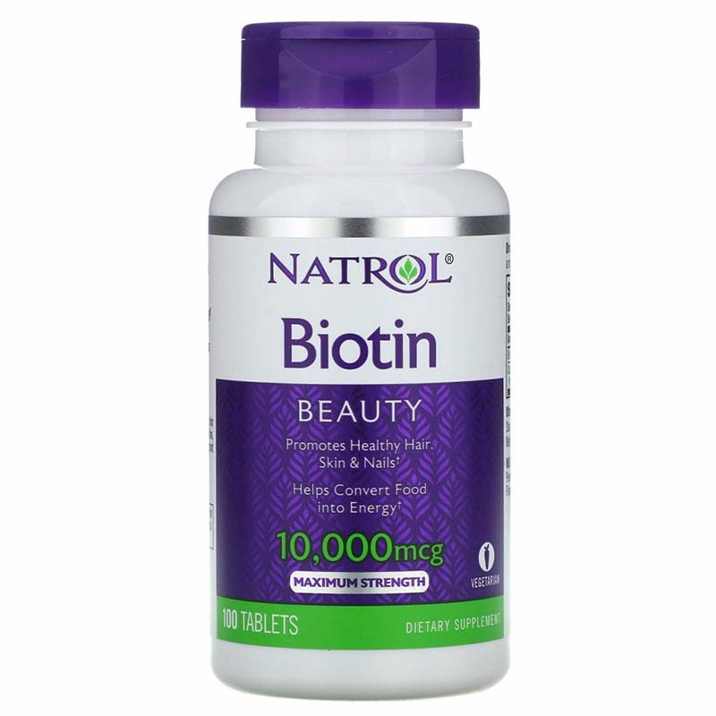 viên uống biotin 10.000 mcg hỗ trợ điều trị rụng tóc