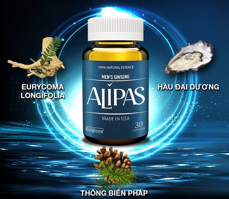 Alipas mới hỗ trợ tăng cường sinh lý nam