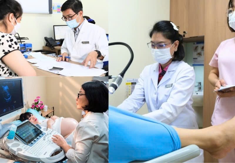 các phòng trong khoa sản phụ của hệ thống tâm anh