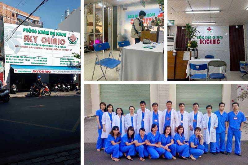 địa chỉ phòng khám da liễu quận 7 sky clinic