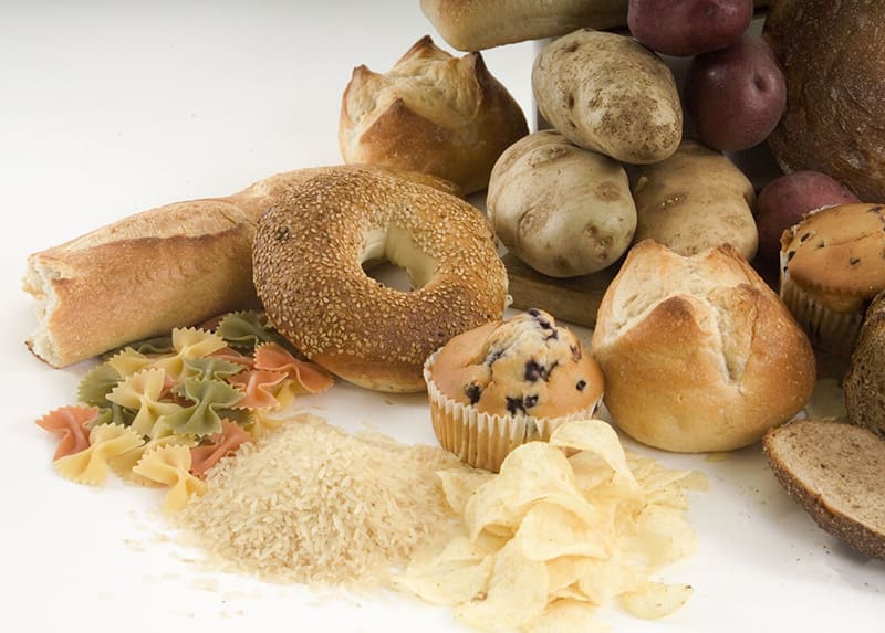 Đồ ăn chứa nhiều carbohydrate tinh chế là món ăn làm yếu sinh lý