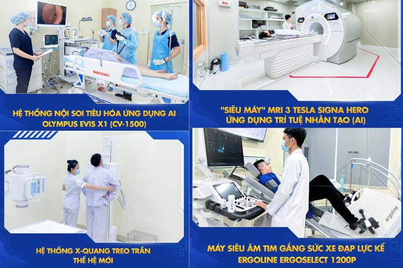 Hệ thống máy móc tại bệnh viện đa khoa Tâm Anh TPHCM