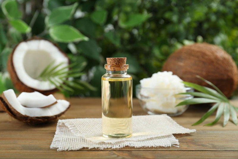 kết hơp dầu oliu và dầu dừa