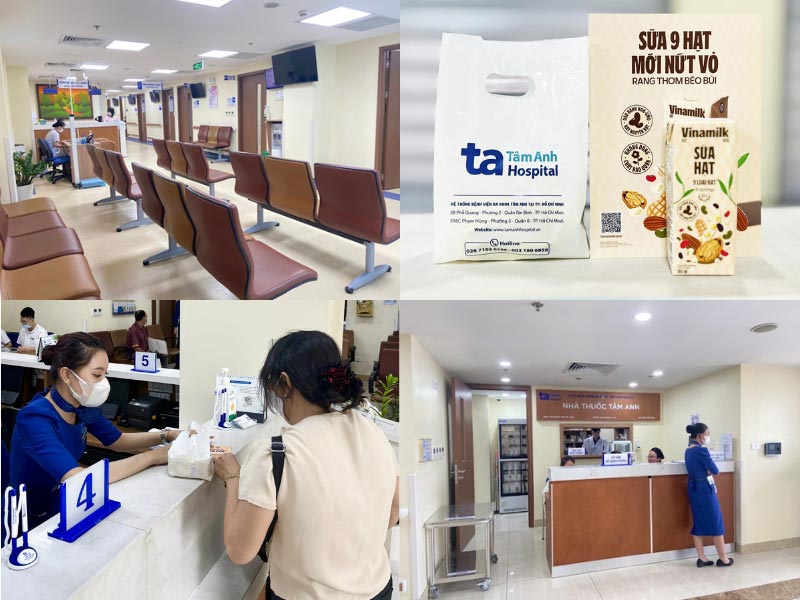 Không gian khám chữa bệnh tại Tâm Anh Quận 8