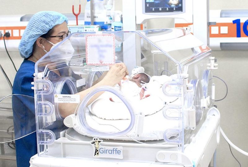 lồng ấp sơ sinh của hệ thống tâm anh