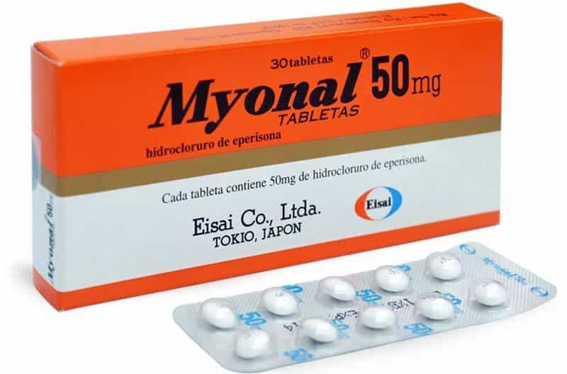 Thuốc Myonal 50mg có dạng viên nén màu trắng