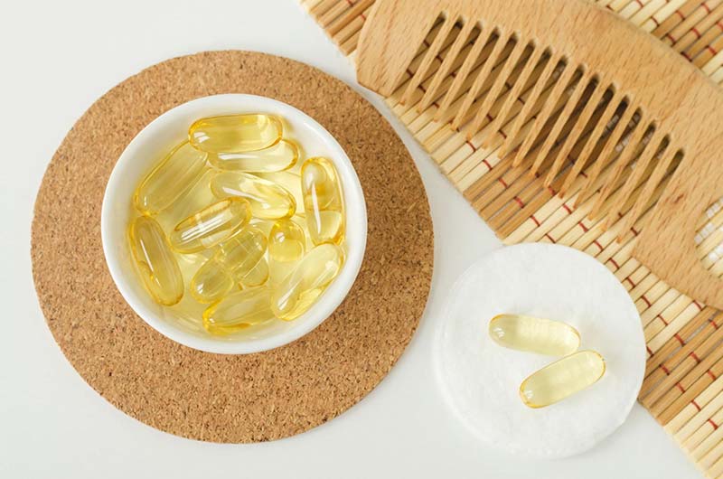 ủ tóc bằng vitamin e