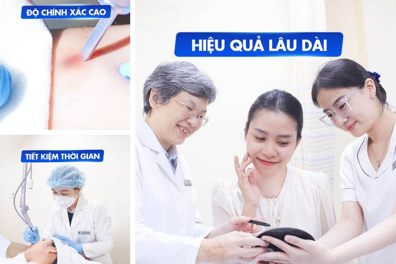 Ứng dụng công nghệ trong điều trị da liễu tại Tâm Anh