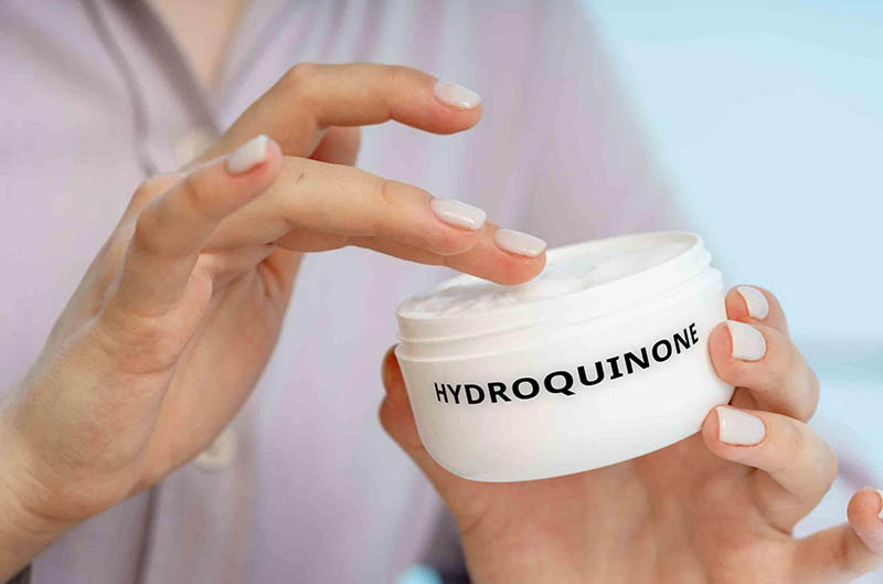dùng hydroquinone điều trị nám da
