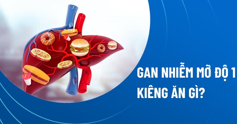 gan nhiễm mỡ độ 1 kiêng ăn gì