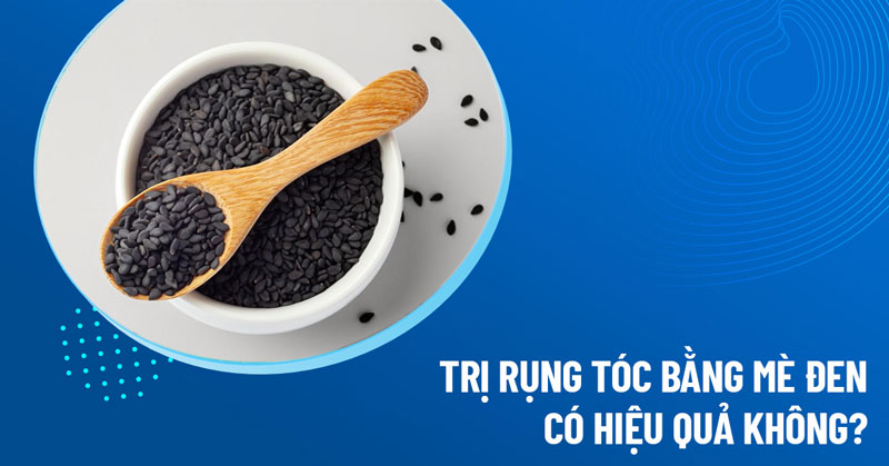 trị rụng tóc bằng mè đen