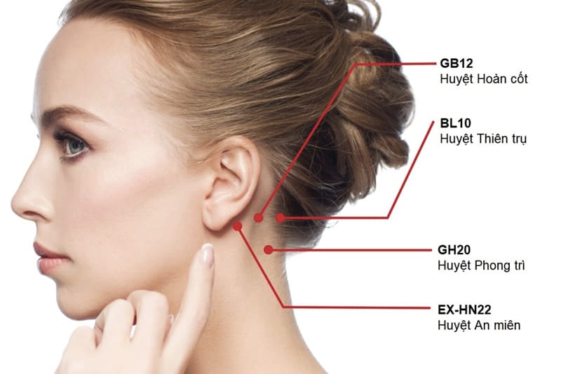 vị trí huyệt an miên
