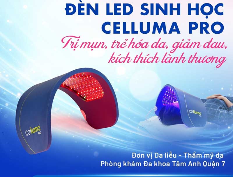 Đèn LED sinh học Celluma PRO trị mụn
