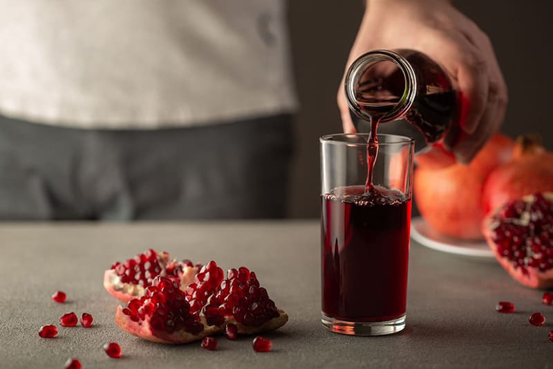 nước ép lựu tốt cho sinh lý nam