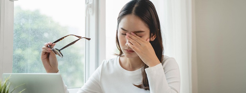 Tăng nguy cơ mỏi mắt