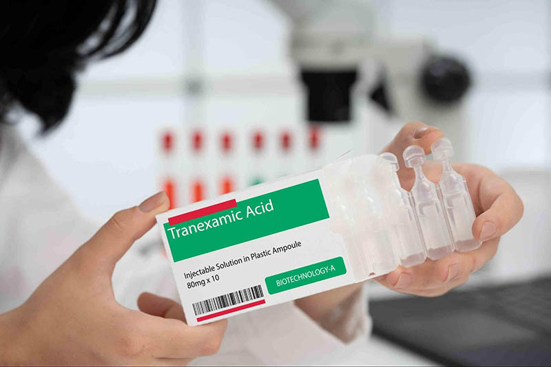 tiêm axit tranexamic điều trị nám