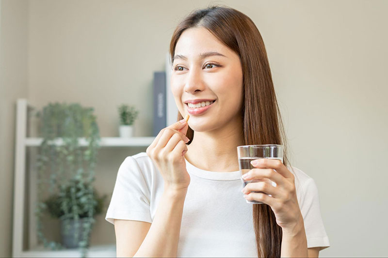 uống kẽm khi rụng tóc