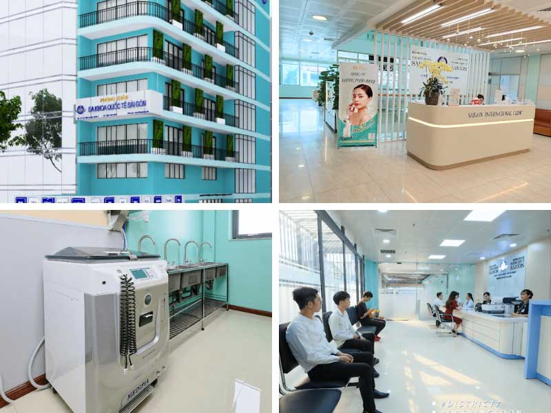 Phòng khám da liễu tại Đa khoa Quốc tế Sài Gòn