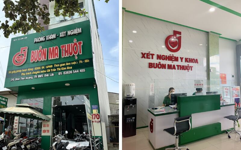 trung tâm xét nghiệm và chẩn đoán y khoa buôn ma thuột