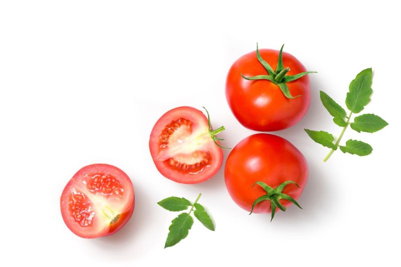 cà chua với mồng tơi hỗ trợ giảm nám