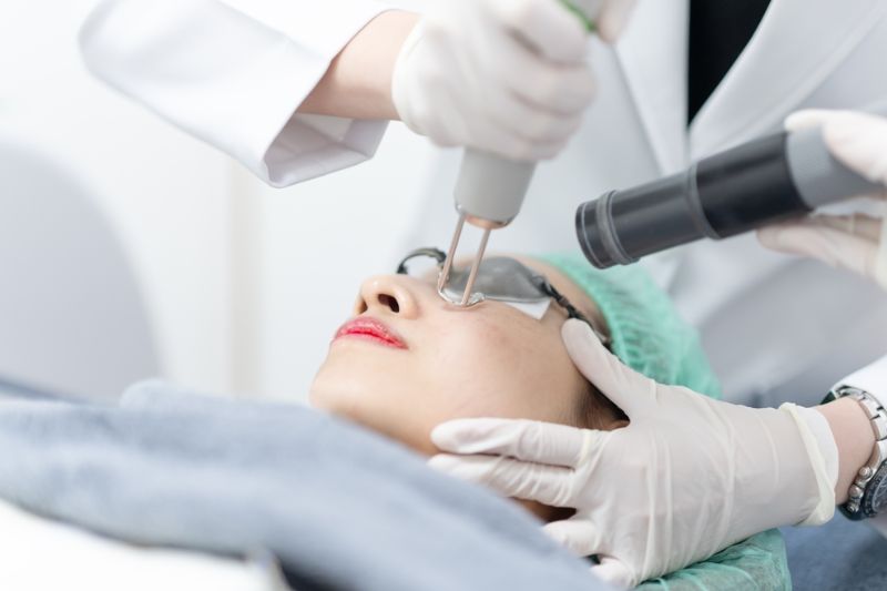 bắn laser trị sạm da
