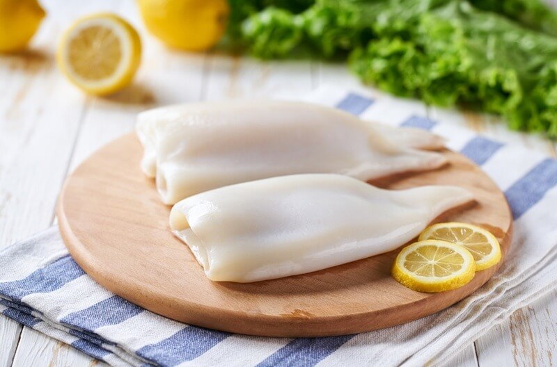 gan nhiễm mỡ nên ăn mực không