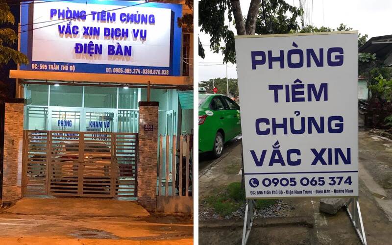 phòng tiêm chủng vắc xin dịch vụ điện bàn