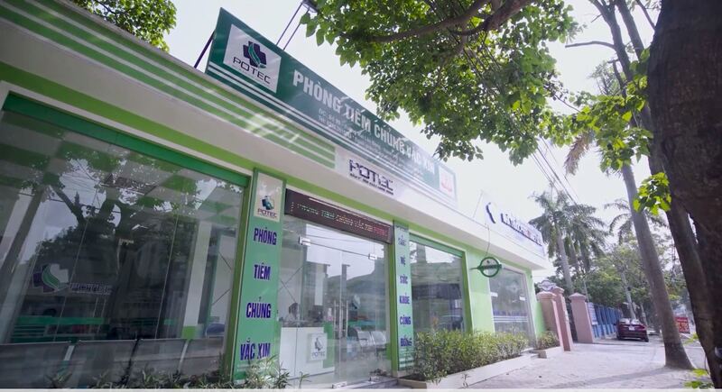 phòng tiêm chủng vắc xin potec tại thành phố vinh