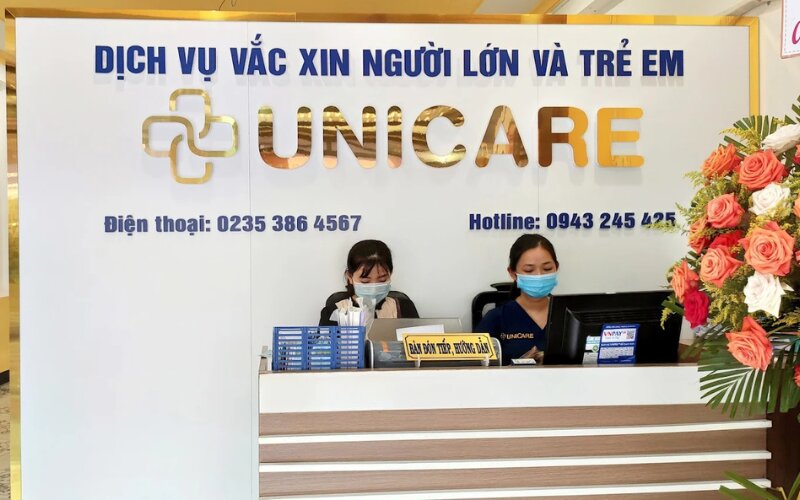 trung tâm tiêm chủng vắc xin unicare hội an