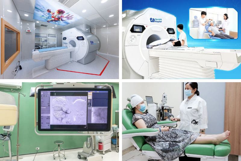 bệnh viện tâm anh có dàn máy móc công nghệ cao