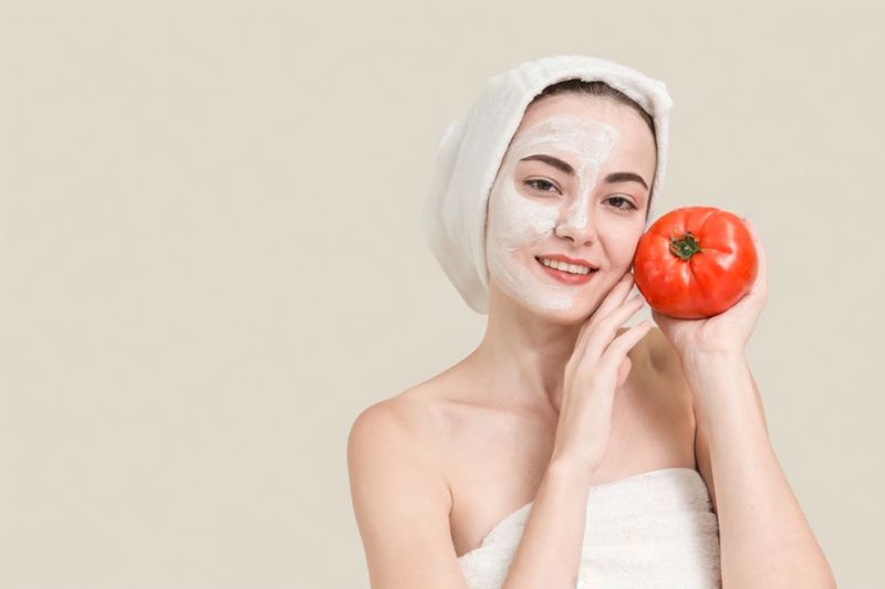 cà chua chống oxy hóa làm mờ nám