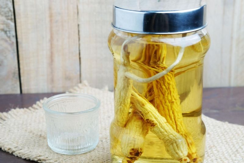 rượu nhân sâm cải thiện nám từ bên trong